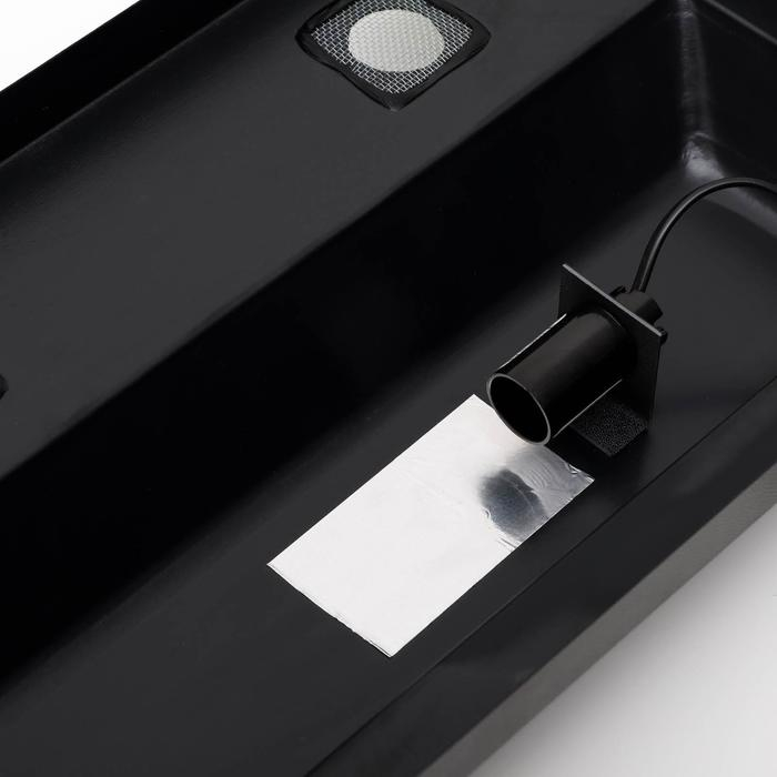 Террариум 37 л, с крышкой, черный Террариум 37 л, с крышкой, черный