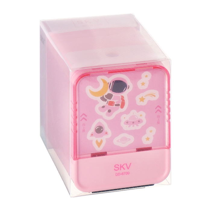 Точилка электрическая (батарейки в комплект не входят). работает от 2-х AA батареек Розовый Точилка электрическая (батарейки в комплект не входят). работает от 2-х AA батареек Розовый