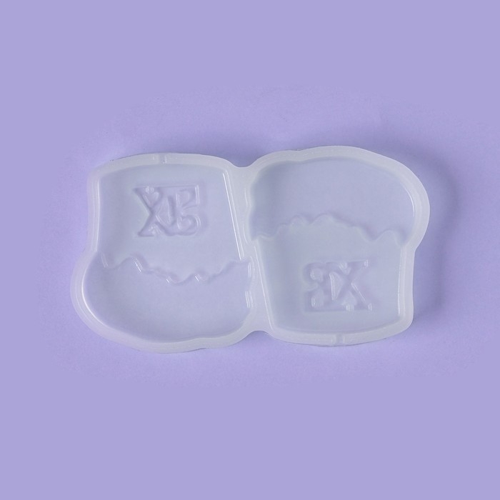 Силиконовый молд для леденцов и шоколада «Куличи», 14,2×8 см, цвет прозрачный Силиконовый молд для леденцов и шоколада «Куличи», 14,2×8 см, цвет прозрачный