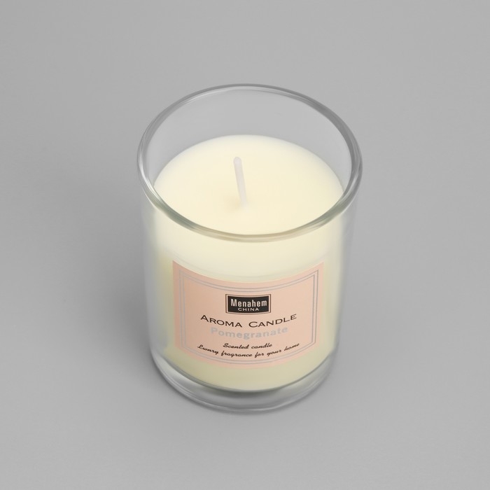 Набор свечей ароматических  Набор свечей ароматических "Aroma Candle", гранат, 3 шт
