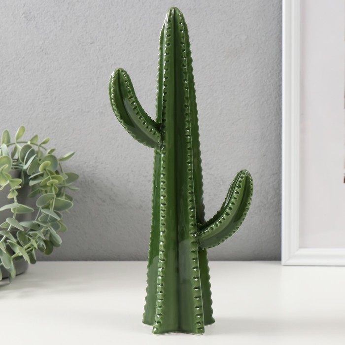 Сувенир керамика  Сувенир керамика "Кактус Цереус" МИКС 6,3х12,5х27 см