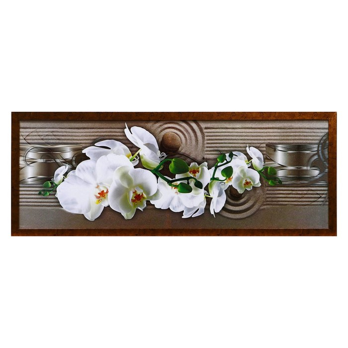 Картина  Картина "Цветущая орхидея" 42*106 см