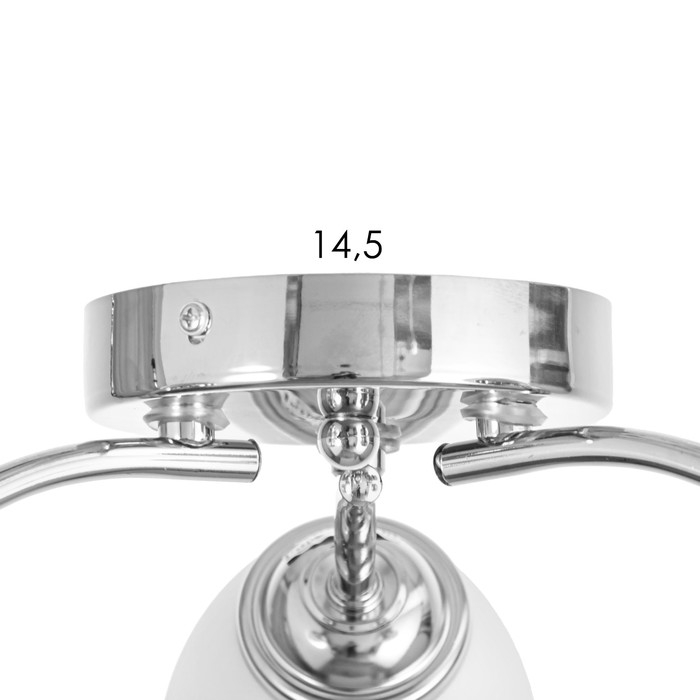 Люстра потолочная Кэтти 3х40Вт Е27 Хром 55x55x25 см Люстра потолочная Кэтти 3х40Вт Е27 Хром 55x55x25 см