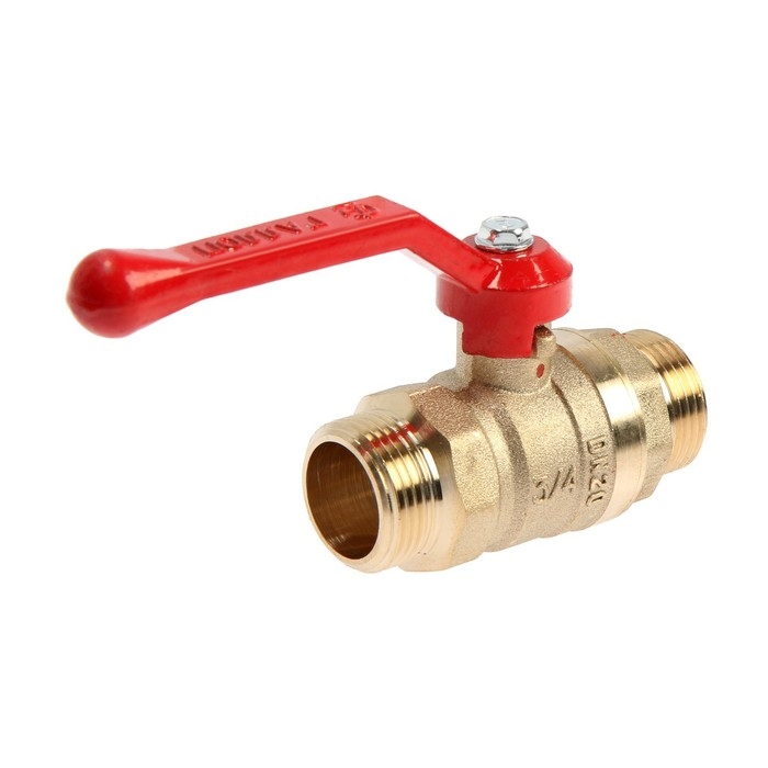 Кран шаровой Кран шаровой "ГАЛЛОП" ПРАКТИК DN-20 223, наружная/наружная резьба 3/4", ручка