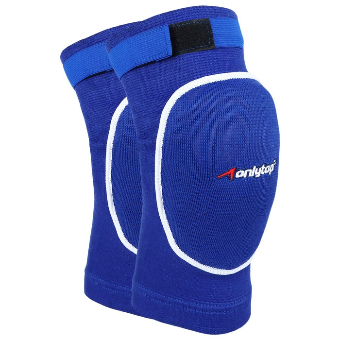 Наколенники волейбольные ONLYTOP, р. L, цвет синий Наколенники волейбольные ONLYTOP, р. L, цвет синий
