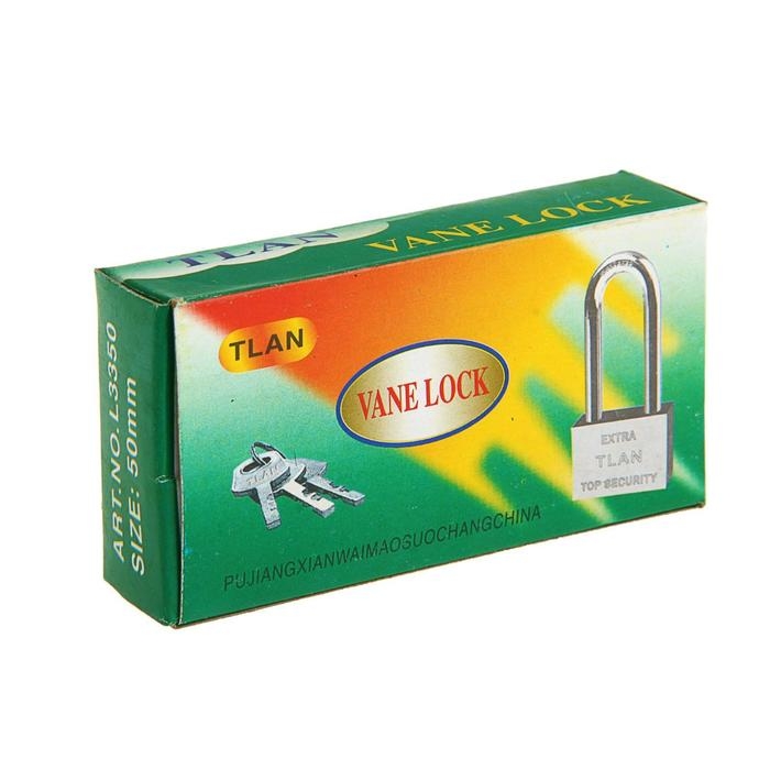 Замок навесной, тип 6, 6х50 мм, длинная дужка Замок навесной, тип 6, 6х50 мм, длинная дужка