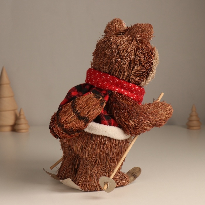 Декор  Декор "Енот на лыжах" 21х12х16 см