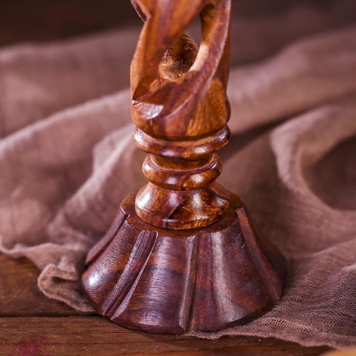 Подсвечник Подсвечник "Красота" дерево 7х7х20,5 см