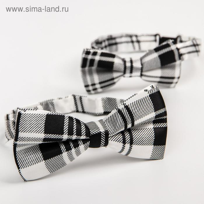 Галстук - бабочка для мальчика и папы «Набор для фотосессии», 2 шт., цвет серый, M&B Галстук - бабочка для мальчика и папы «Набор для фотосессии», 2 шт., цвет серый, M&B