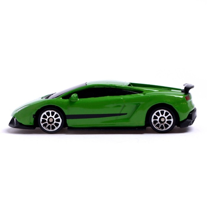 Машина металлическая LAMBORGHINI GALLARDO LP 570-4 SUPERLEGGERA, 1:64, цвет зелёный Машина металлическая LAMBORGHINI GALLARDO LP 570-4 SUPERLEGGERA, 1:64, цвет зелёный
