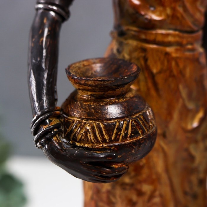 Сувенир полистоун  Сувенир полистоун "Мать и дочь. Африка" 35х13 см