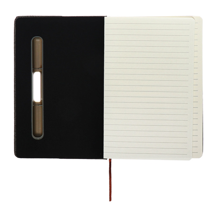 Ежедневник недатированный A5, 96л, лин, держатель для телефона/планшета/ручки, Серый Ежедневник недатированный A5, 96л, лин, держатель для телефона/планшета/ручки, Серый