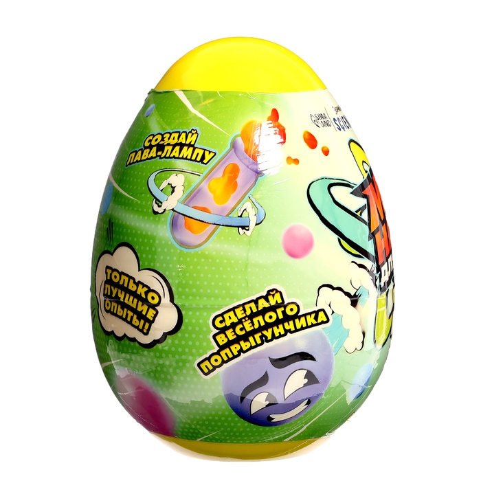 Набор для опытов «Меганабор для опытов» в яйце, 10 опытов Набор для опытов «Меганабор для опытов» в яйце, 10 опытов