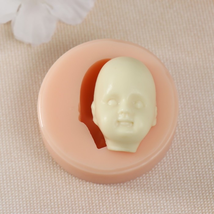 Молд силикон Молд силикон "Лицо младенца" №13 3х2х1,5 см