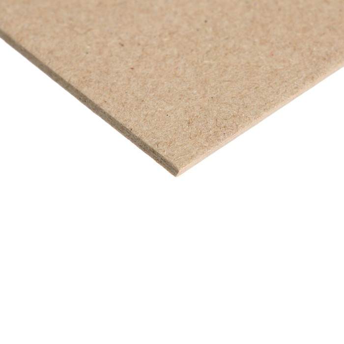 Картон переплётный 2.0 мм, 30 х 30 см, 20 листов, 1250 г/м&sup2;, серый