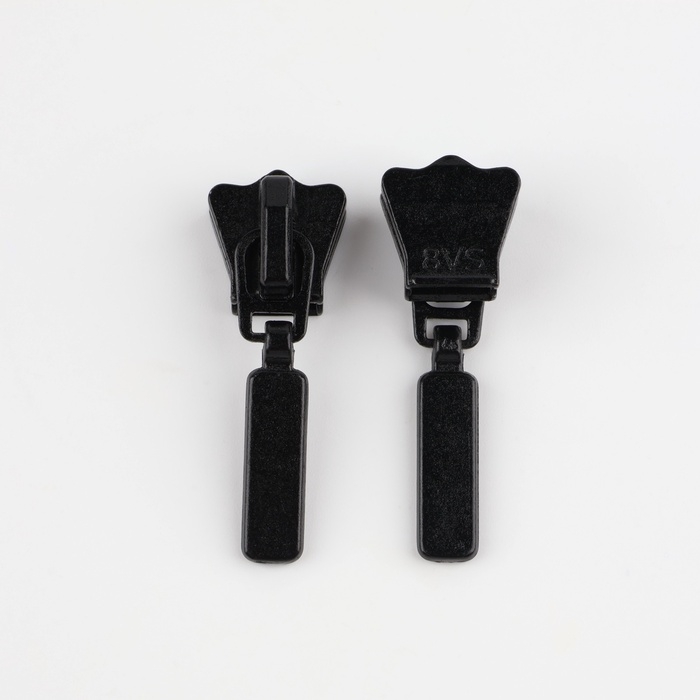 Бегунок автоматический для молнии «Трактор», №8, 10 шт, цвет чёрный Бегунок автоматический для молнии «Трактор», №8, 10 шт, цвет чёрный