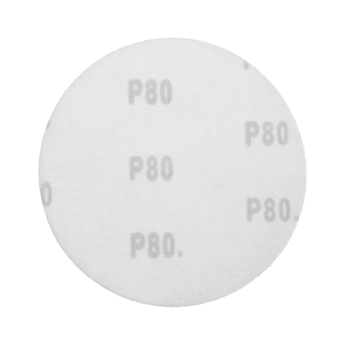 Круг абразивный шлифовальный под  Круг абразивный шлифовальный под "липучку" ТУНДРА, 115 мм, Р80, 10 шт.