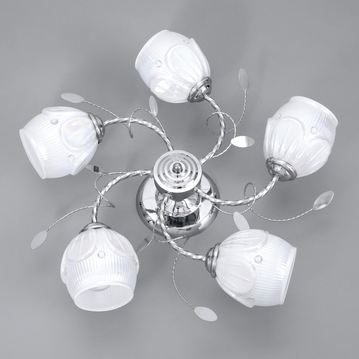 Люстра Люстра "Гасси" 5х40Вт Е27 Хром МОДЕЛЬ: 2595287