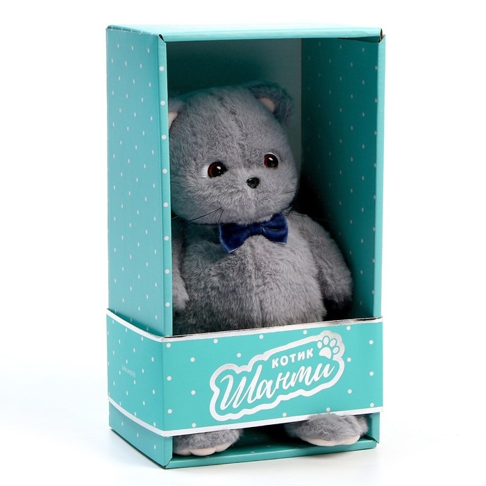 Мягкая игрушка «Кот шанти», с бабочкой, 26 см Мягкая игрушка «Кот шанти», с бабочкой, 26 см