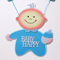 Декоративное украшение (подвеска) "BABY HAPPY BOY" 32х32х52 см