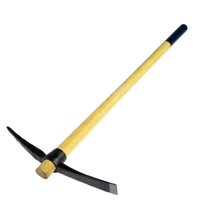 Кирка ТУНДРА, кованая, деревянная рукоятка 900 мм, 1500 г Кирка ТУНДРА, кованая, деревянная рукоятка 900 мм, 1500 г