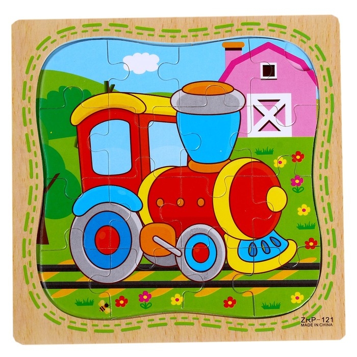 Пазл в рамке «Паровоз» Пазл в рамке «Паровоз»
