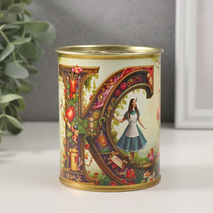 Копилка-банка металл Копилка-банка металл "Накопи на сказку"