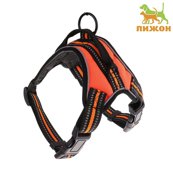 Шлейка улучшенная К7 мягкая светоотражающая, размер М, ОГ 52-66 см,вес 9,5-17,5 кг,оранжевая Шлейка улучшенная К7 мягкая светоотражающая, размер М, ОГ 52-66 см,вес 9,5-17,5 кг,оранжевая