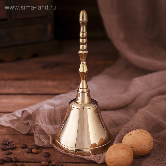Колокольчик латунь  Колокольчик латунь "Грани" 8х8х18 см
