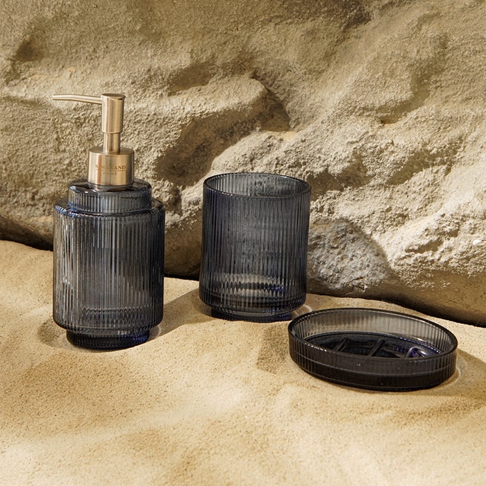 Аксессуары для ванной SL Home, 3 предмета: дозатор, мыльница, стакан Аксессуары для ванной SL Home, 3 предмета: дозатор, мыльница, стакан