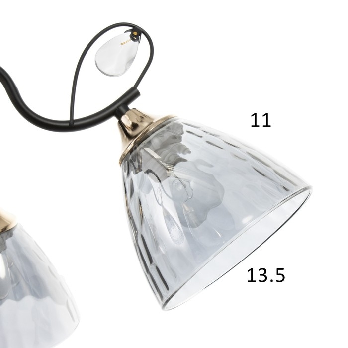 Люстра Люстра "Анабель" 5хЕ27 40Вт черный 65х65х33см BayerLux