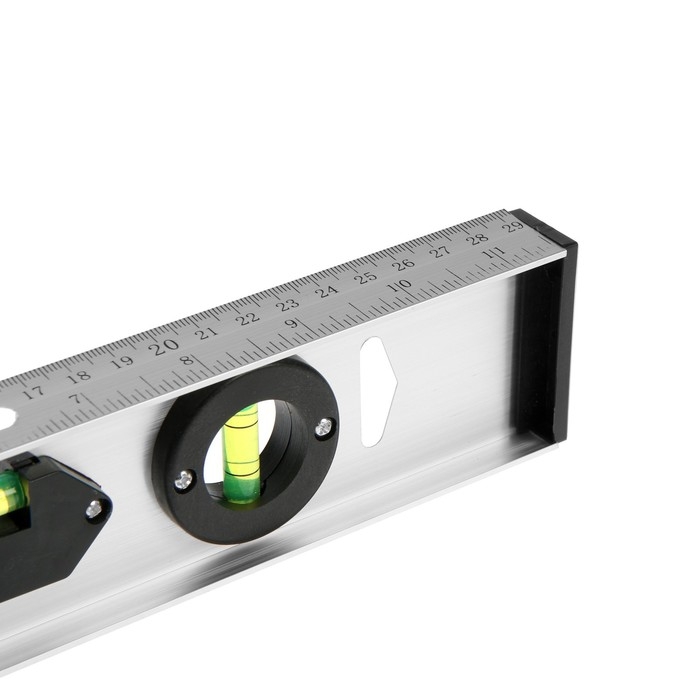 Уровень строительный ЛОМ  Уровень строительный ЛОМ "Рельс", алюминиевый, 300 мм