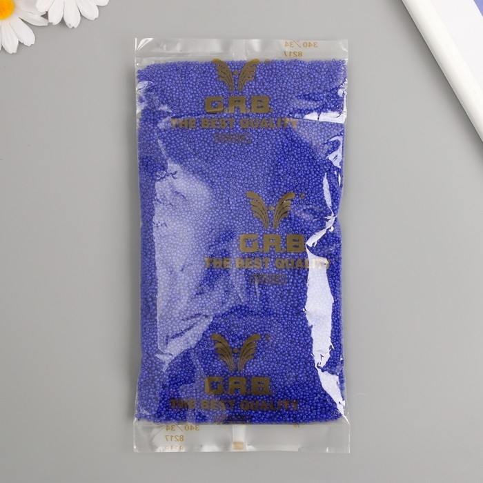 Бисер стекло 12/0  Бисер стекло 12/0 "Лиловый" ровный №683 450 гр