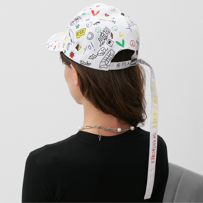 Кепка MINAKU  Кепка MINAKU "Yeee" цвет белый, р-р 58