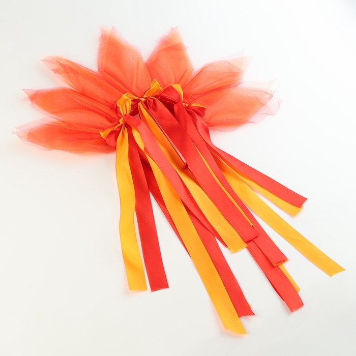 Карнавальный ободок «Лучистое солнце», цвет красно-оранжевый Карнавальный ободок «Лучистое солнце», цвет красно-оранжевый