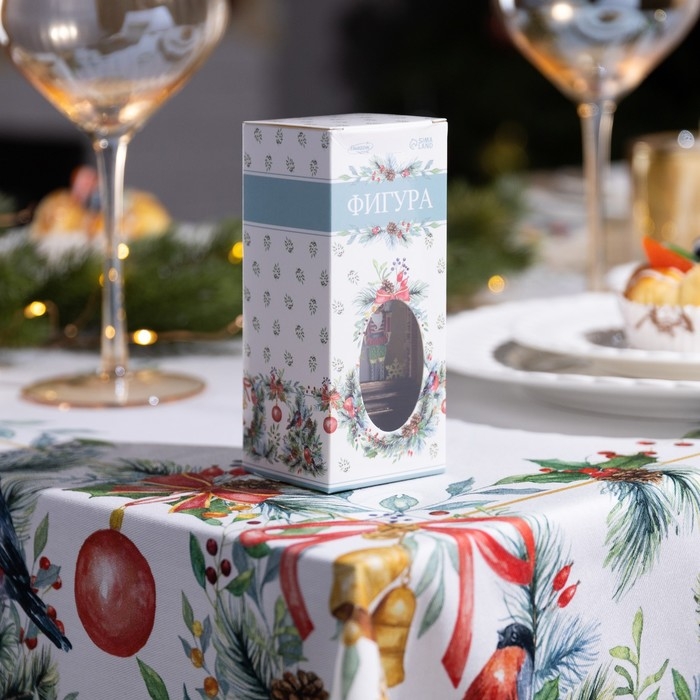 Светодиодная фигура «Бронзовый фонарь с щелкунчиком» 5 × 12 × 5 см, пластик, батарейки AG13х3 (в комплекте), свечение тёплое белое