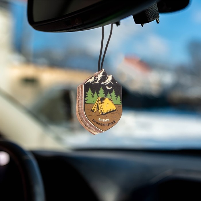 Подвеска автомобильная Grand Caratt Время приключений, дерево, войлок Подвеска автомобильная Grand Caratt Время приключений, дерево, войлок