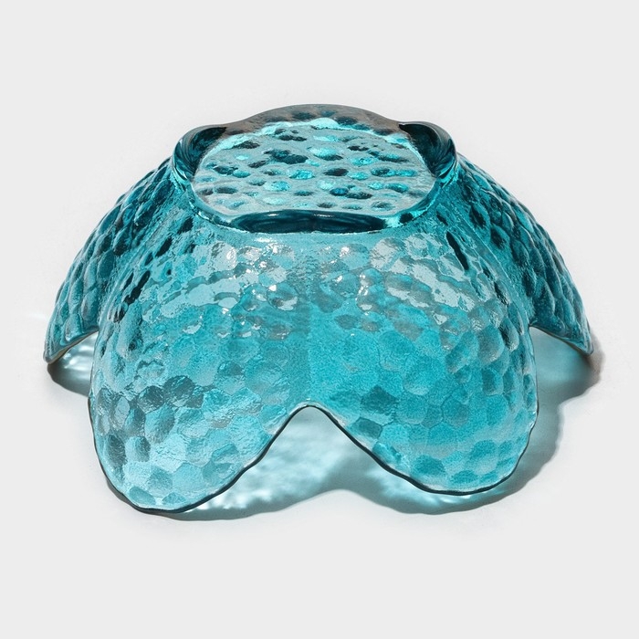 Миска стеклянная фигурная «Цветок», 60 мл, 9×4 см Миска стеклянная фигурная «Цветок», 60 мл, 9×4 см