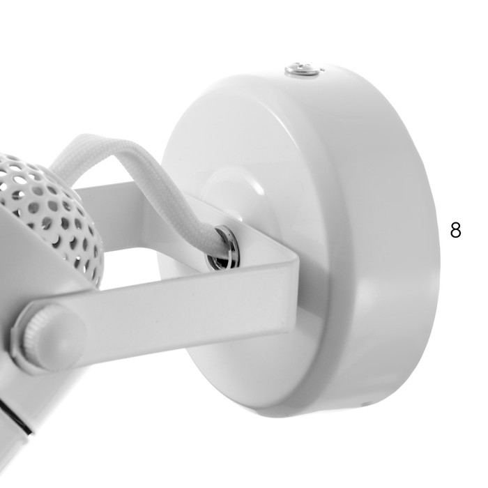 Спот Спот "Румбик" GU10 белый 8х8х14,5см