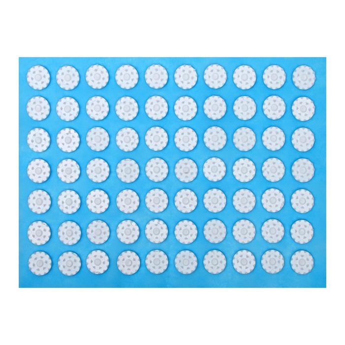 Аппликатор Аппликатор "Кузнецова", 70 колючек, спанбонд, 23 х 32 см, голубой.