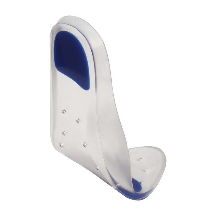 Стельки для обуви, с супинатором, универсальные, 39-40 р-р, 25,5 см, пара, цвет прозрачный/синий Стельки для обуви, с супинатором, универсальные, 39-40 р-р, 25,5 см, пара, цвет прозрачный/синий