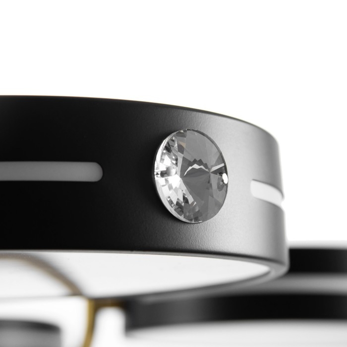 Люстра Люстра "Нестер" 6хLED 156Вт 3000-6000К черно-золотой 87х87х35 см BayerLux