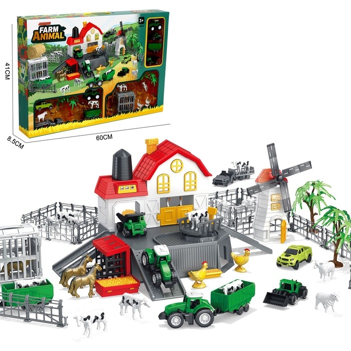 Парковка «Ферма», амбар, вольеры, транспорт, животные Парковка «Ферма», амбар, вольеры, транспорт, животные