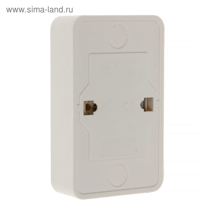 Розетка Smartbuy  Розетка Smartbuy "Юпитер", 10 А, двухместная, открытая, без з/к, белая