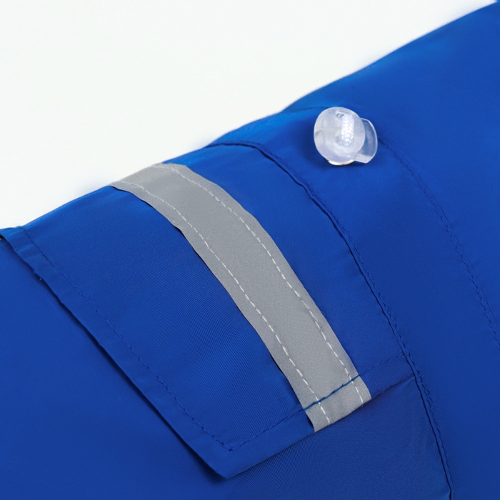 Комбинезон для собак, демисезонный с подкладом, размер М (ДС 27, Ог 42,см), синий Комбинезон для собак, демисезонный с подкладом, размер М (ДС 27, Ог 42,см), синий