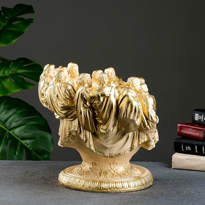 Вазон  Вазон "Чаша 12 апостолов" слоновая кость, 1,8л/ 35х30х30см