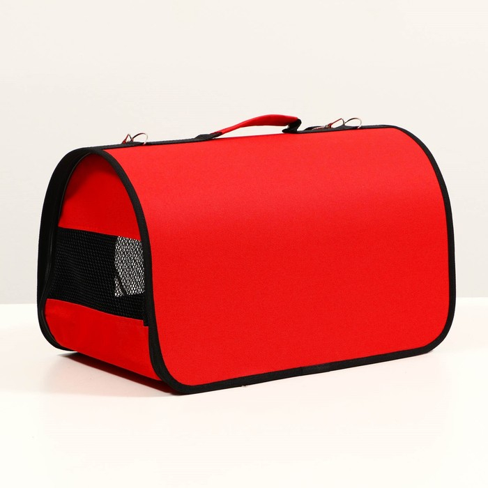 Сумка - переноска для животных, 2 входа, 46 х 28,5 х 30 см, красная Сумка - переноска для животных, 2 входа, 46 х 28,5 х 30 см, красная