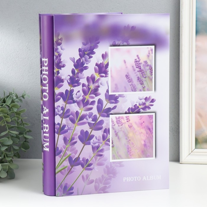 Фотоальбом на 300 фото 10х15 см Фотоальбом на 300 фото 10х15 см "Полевые цветы" МИКС 34х23х5,5 см