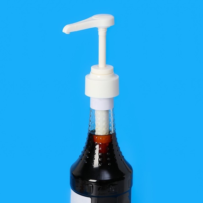 Помпа - дозатор для сиропа, белая, универсальная, (31-32мм) 8 мл Помпа - дозатор для сиропа, белая, универсальная, (31-32мм) 8 мл