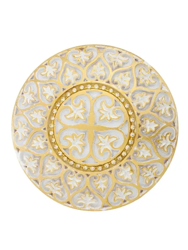 Крючок для штор CAPPIO KC211, d=9.6 мм, цвет белый с золотом, 2 шт Крючок для штор CAPPIO KC211, d=9.6 мм, цвет белый с золотом, 2 шт